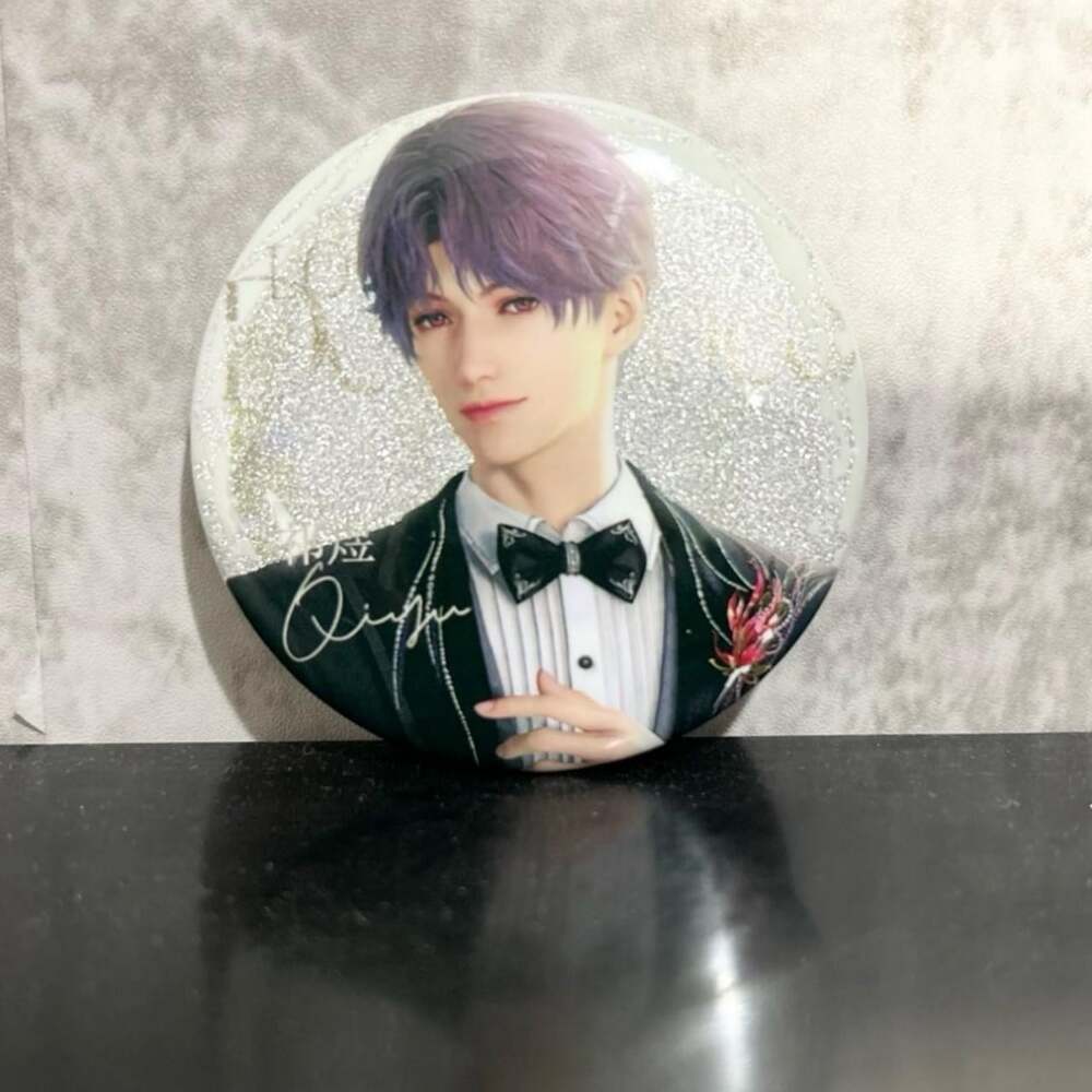 Love and Deepspace Rafayel/ Qi Yu Wedding banner badge